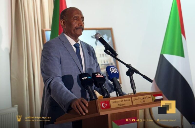 البرهان في تركيا